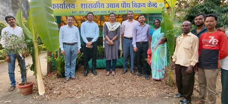 उद्यान विभाग के पौध विक्रय केंद्र का हुआ शुभारंभ